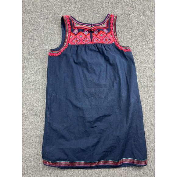 C&C California Shift Dress Women's S Embroidered Aztec Sleeveless Pockets Lined - Picture 7 of 7